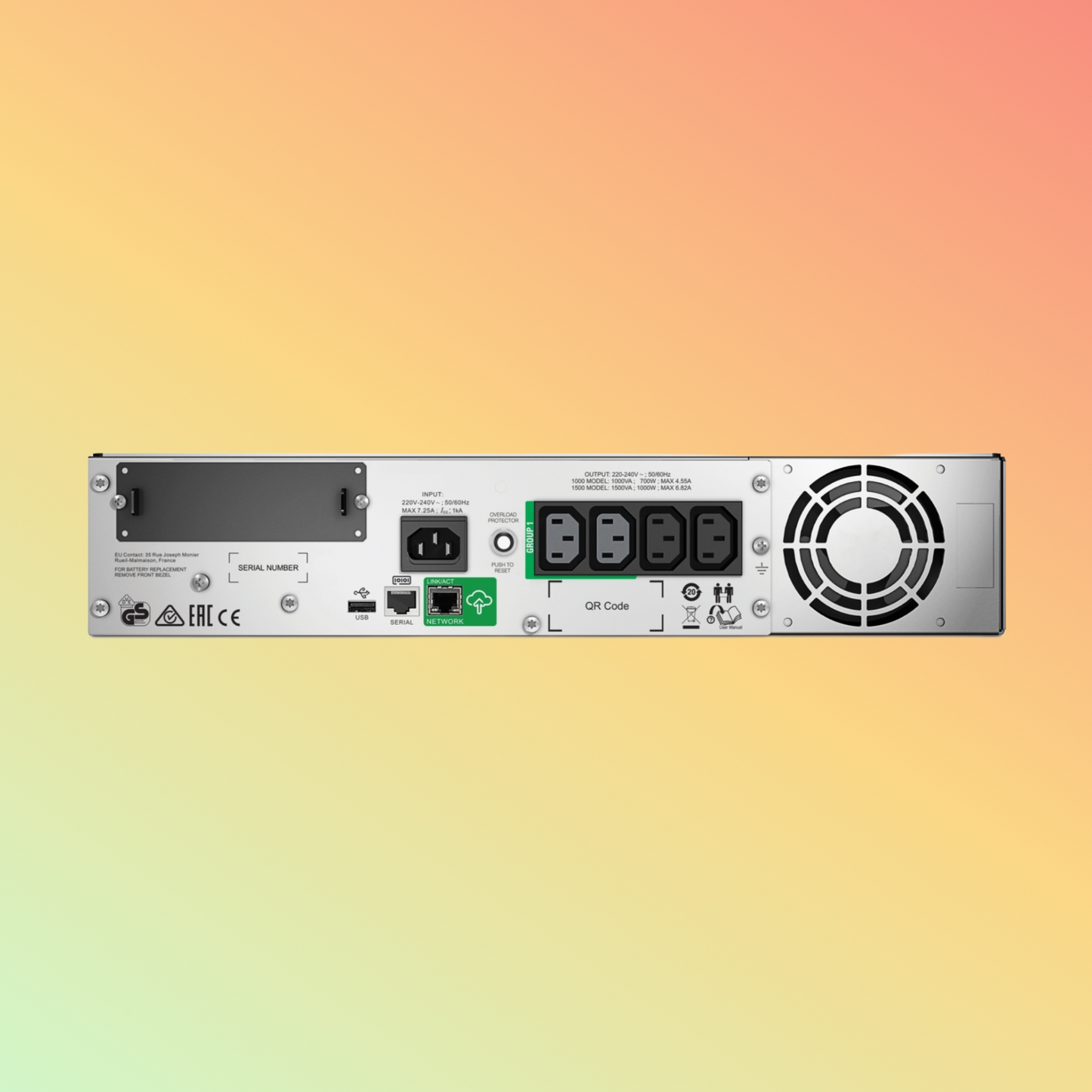 APC Smart SMT1000RMI2UC UPS - 1000VA