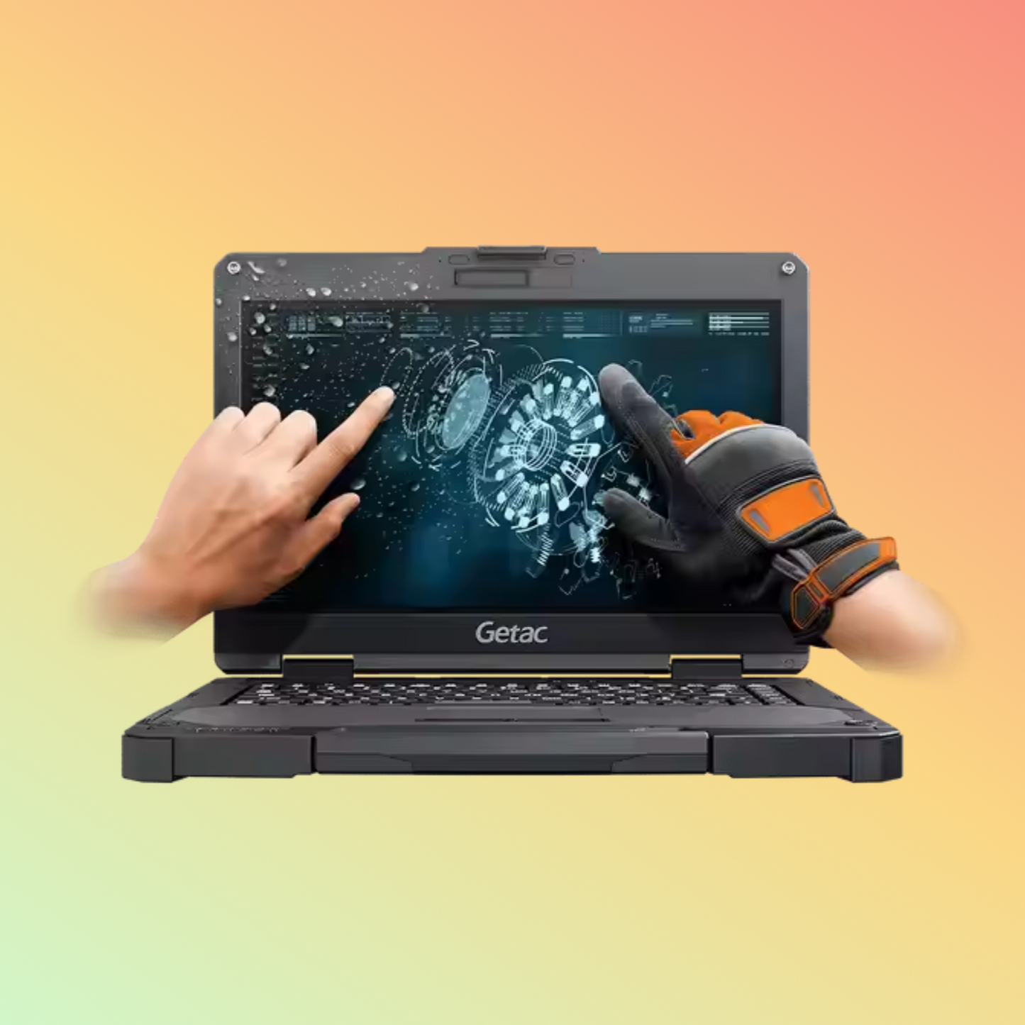 Getac B360 - Powerful 13.3" Fully rugged Notebook for field service, 1400 nits, 10th generation Core processor