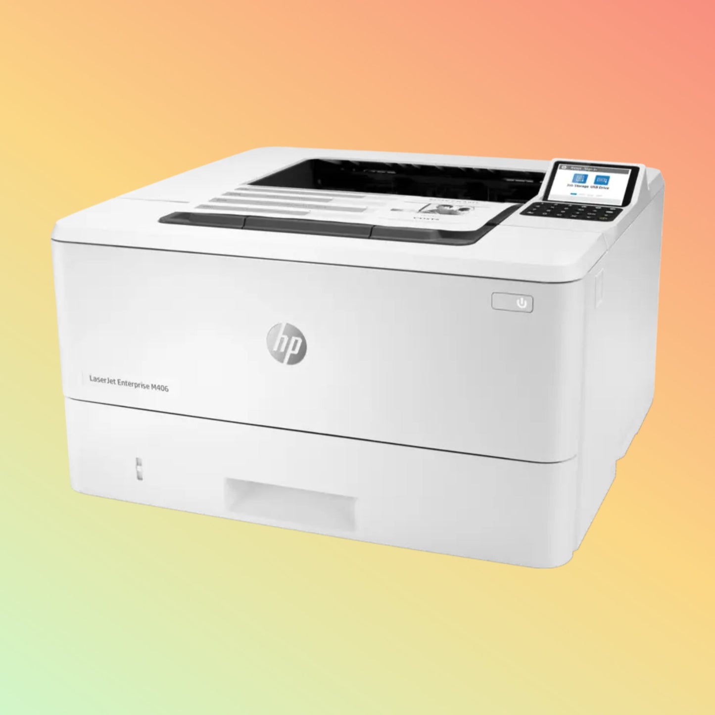 HP LaserJet Enterprise M406DN Printer - A4, Print, 38 ppm, 1200 x 1200 dpi Resolution, 100,000 Pages Duty Cycle