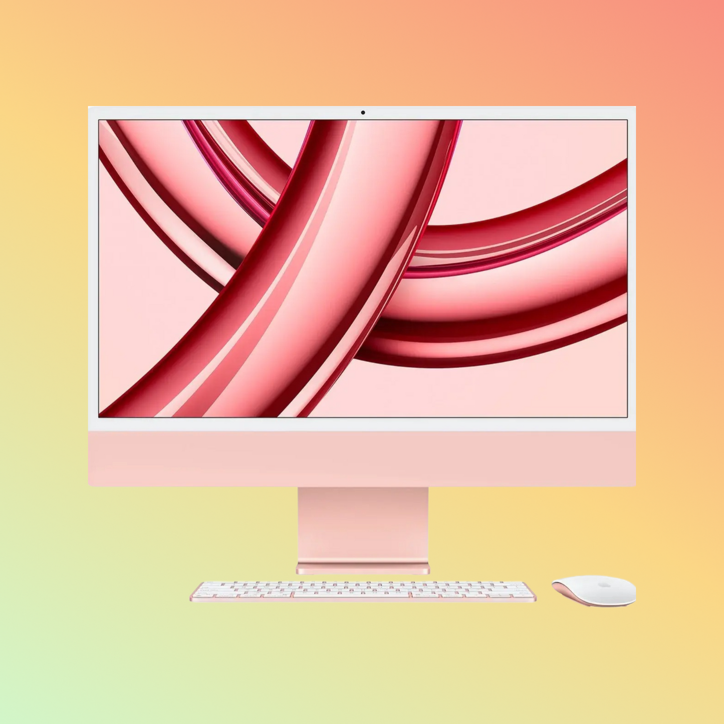 Apple iMac 24'' 4.5K (2021), M1 Chip, 8GB RAM, 256GB SSD, Pink