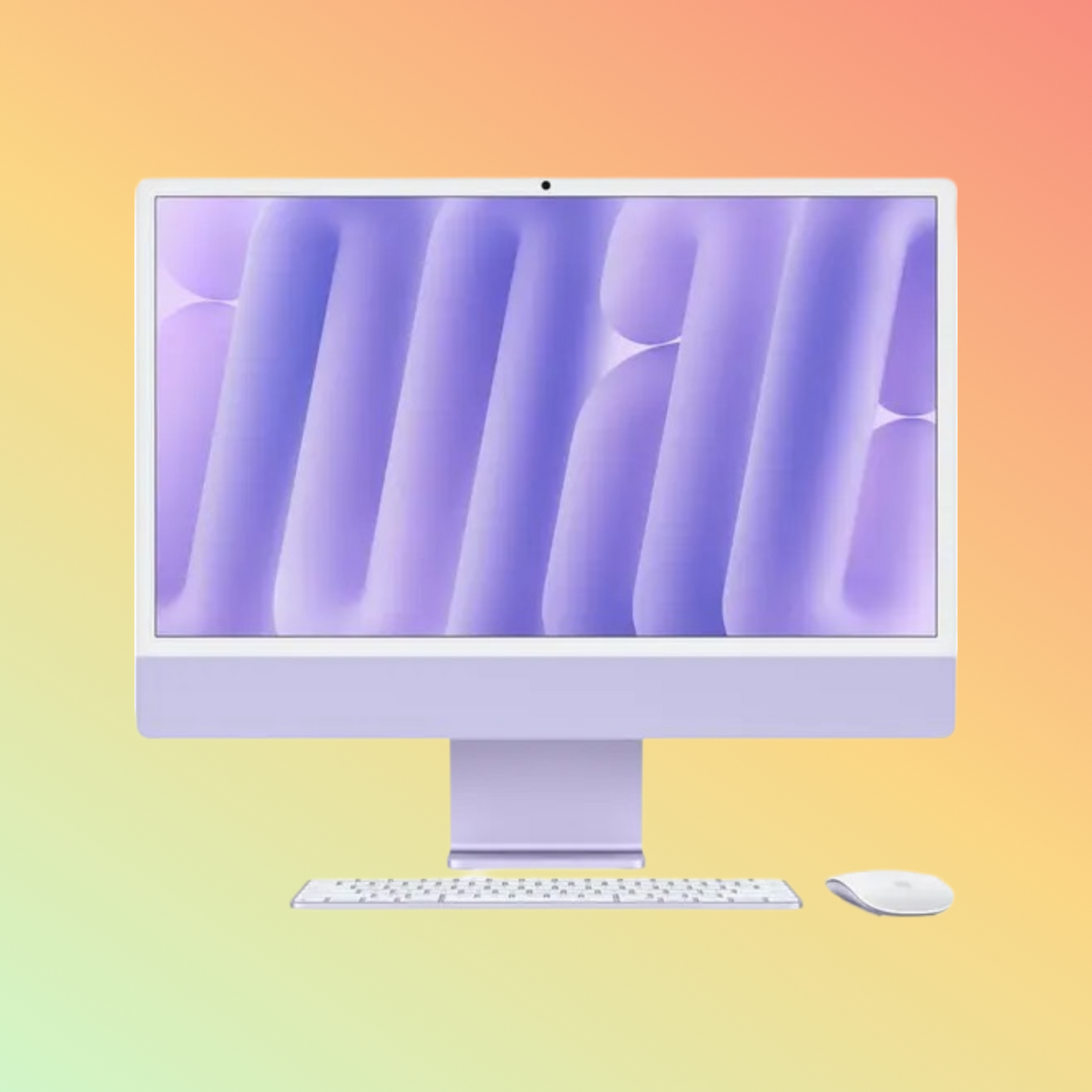 Apple iMac 24'' 4.5K (2024), M4, 10-Core CPU, 16GB, 256GB SSD, Purple