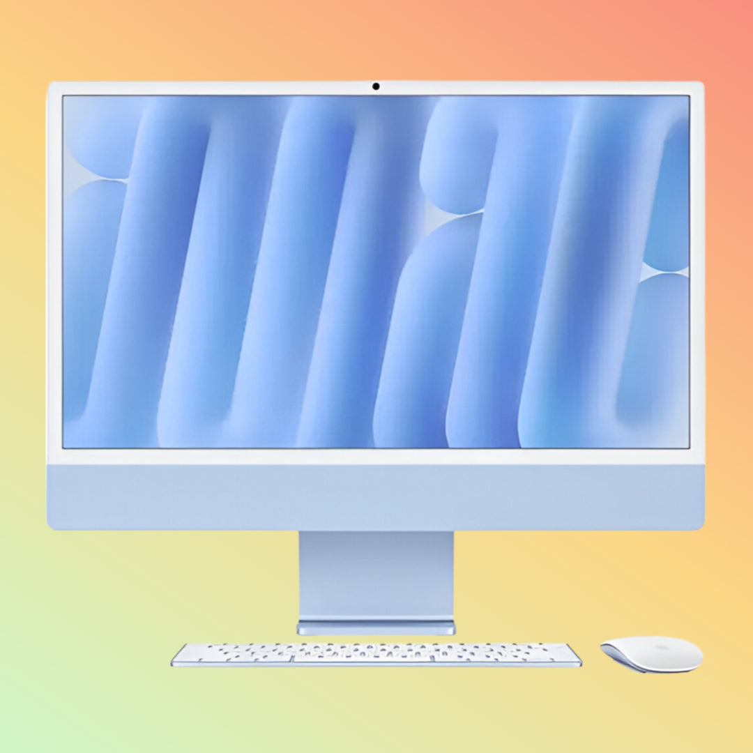 Apple iMac 24'' 4.5K (2024), M4, 10-Core CPU, 16GB RAM, 256GB SSD, Blue