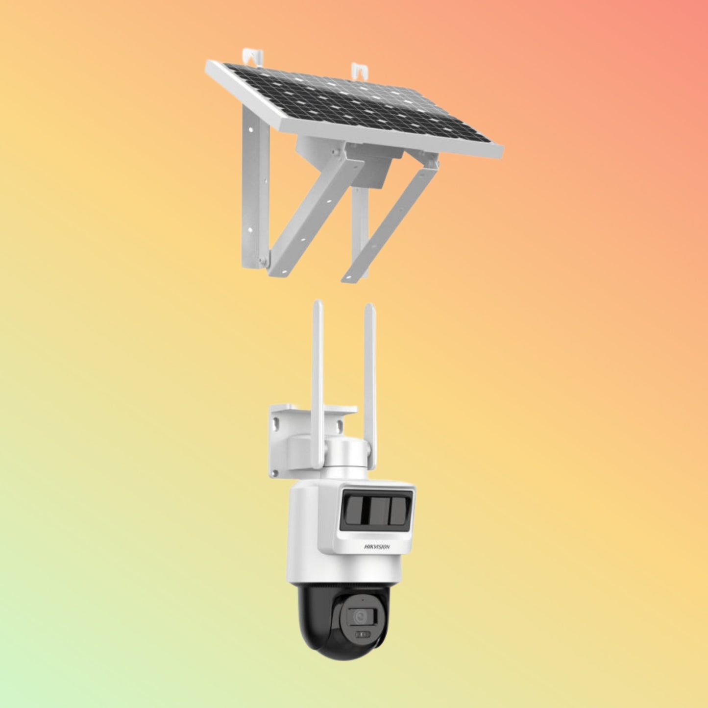 Hikvision DS-2DE2C400IWG-K/4G/C09S20 4MP Pro Solar-powered Security PT Camera Setup
