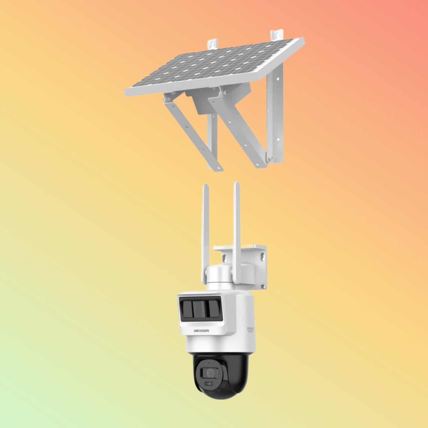 Hikvision DS-2DE2C400IWG-K/4G/C05S10 4MP Pro Solar-powered Security PT Camera Setup