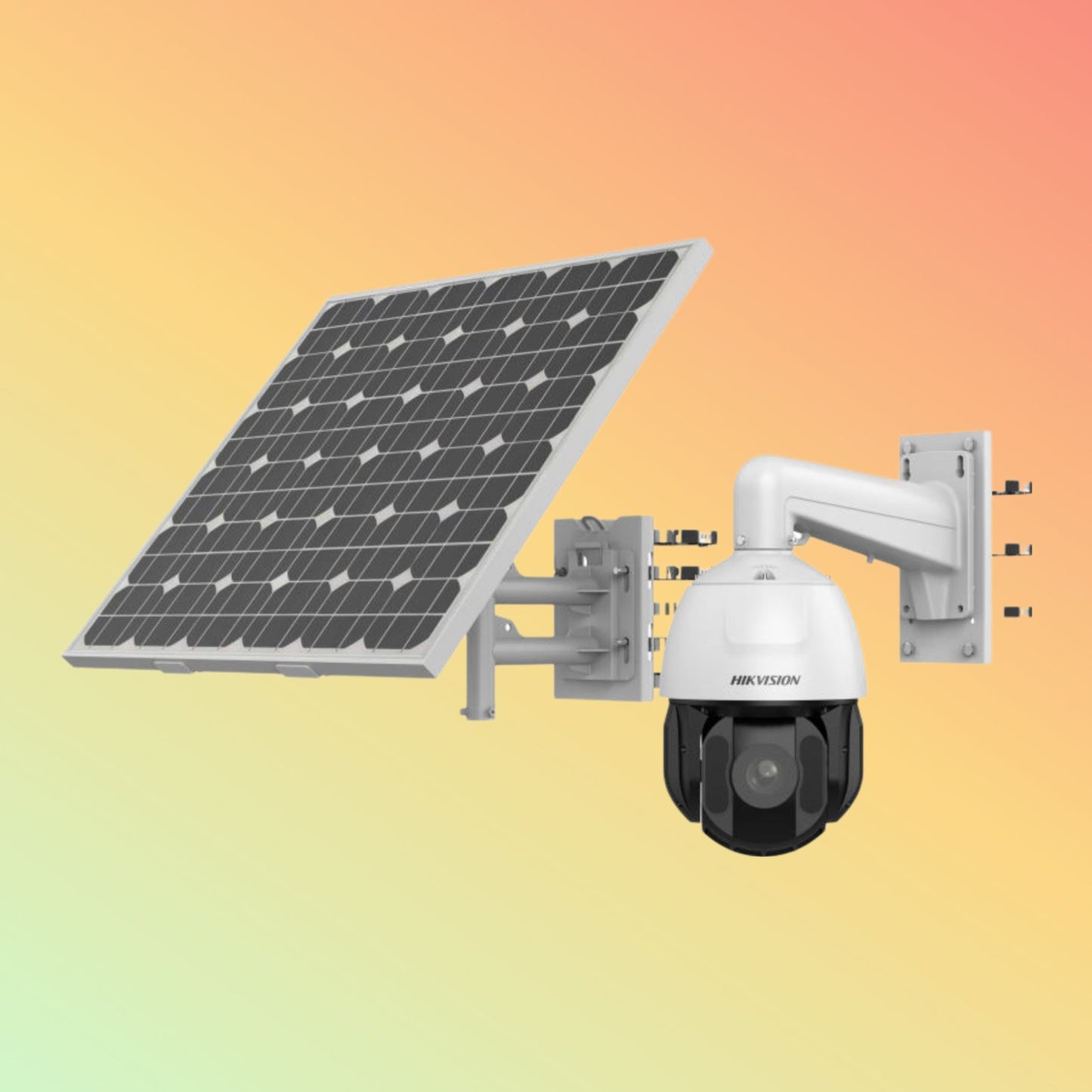 Hikvision DS-2DE5425IWG-K/4G 4MP 25X Pro Solar-powered Security PTZ Camera Kit