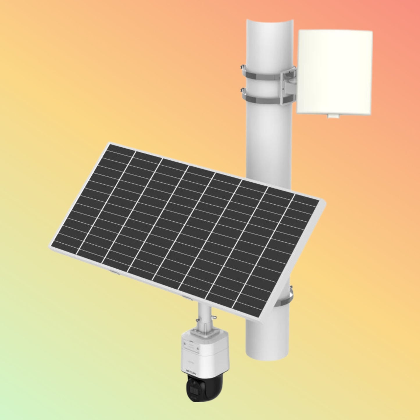 Hikvision DS-2XS3Q47G1-LDW(H)/C18S40 4MP ColorVu Solar-powered Security PT Camera Setup