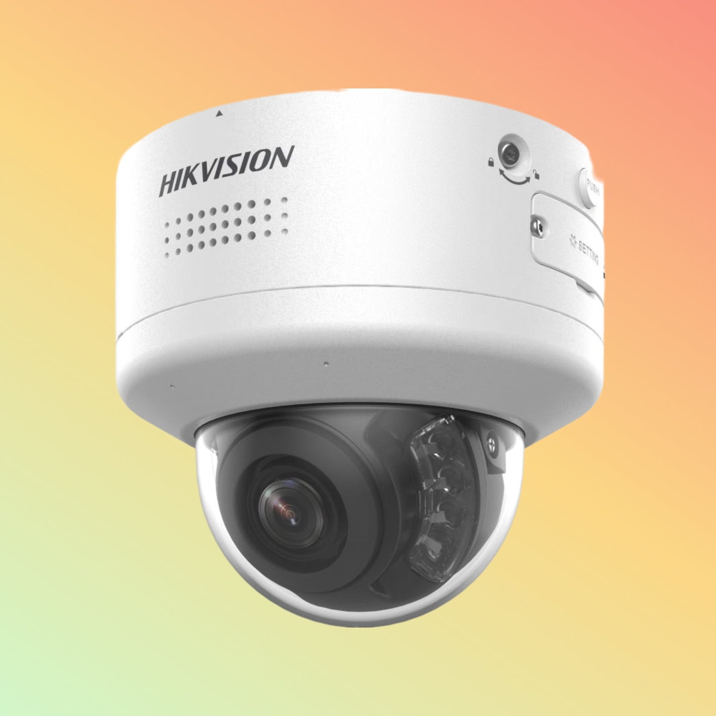 Hikvision DS-2CD3786G2HT 8MP Smart Dome Cam with Strobe & Audio