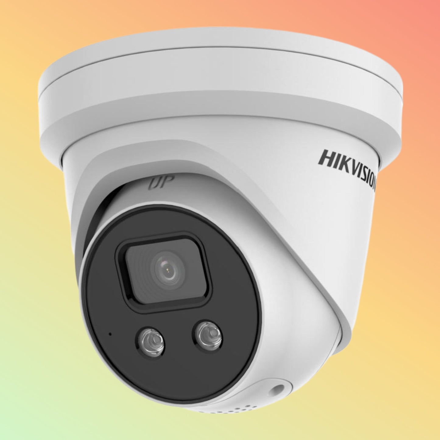 Hikvision DS-2CD2386G2-ISU/SL 4K AcuSense Strobe Light and Audible Warning Fixed Turret Network Camera