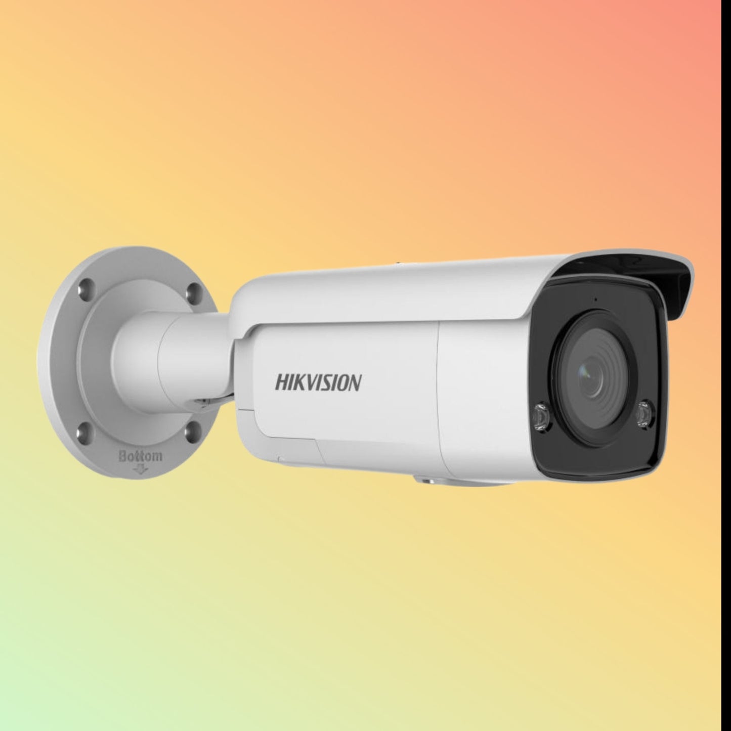 Hikvision DS-2CD2T66G2-ISU/SL 6 MP AcuSense Strobe Light and Audible Warning Fixed Bullet Network Camera
