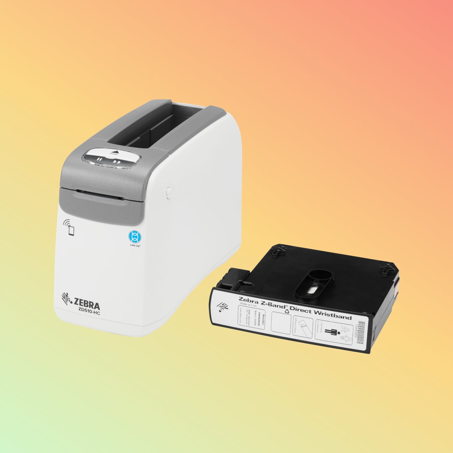 Zebra ZD510 HC Wristband Printer, 300DPI, USB, Replaces HC100