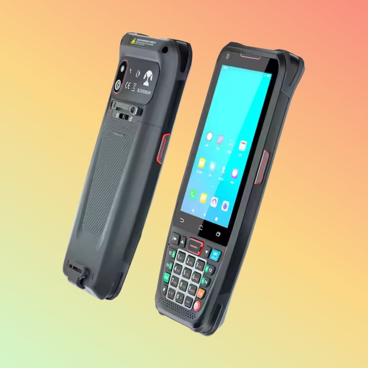 Android PDA: Handheld Terminal with Logistics Scanning Gun, In Stock