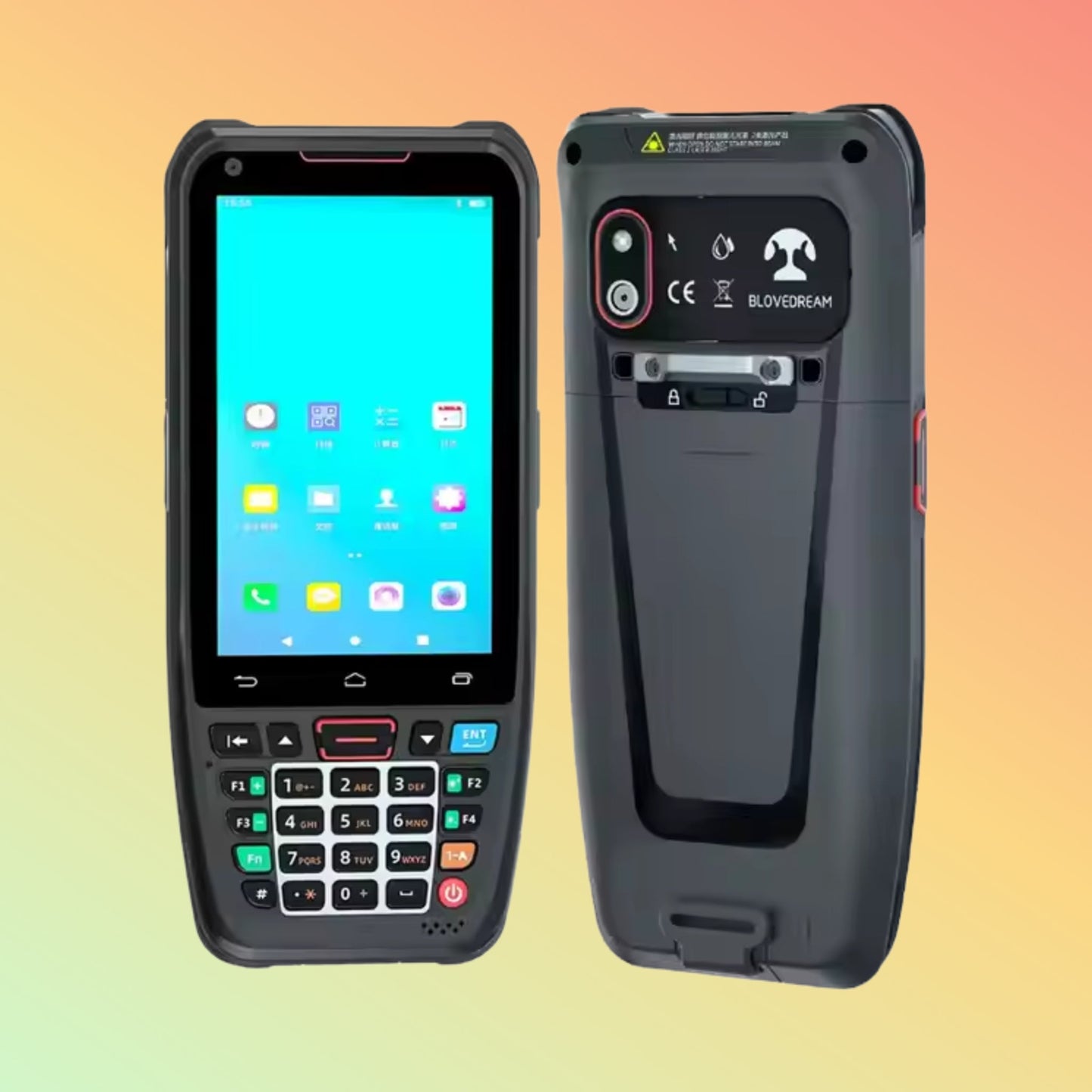 Android PDA: Handheld Terminal with Logistics Scanning Gun, In Stock