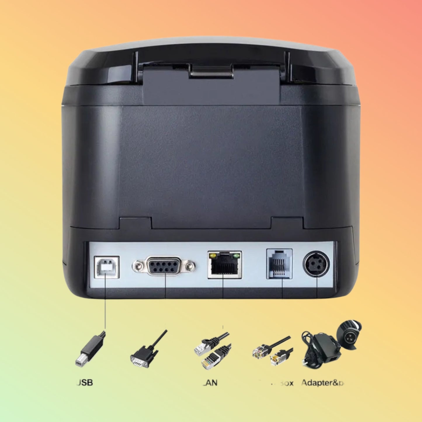 ZYWELL ZY308 billete impresora inkless pos thermal receipt printer pos pda receipt paper printer