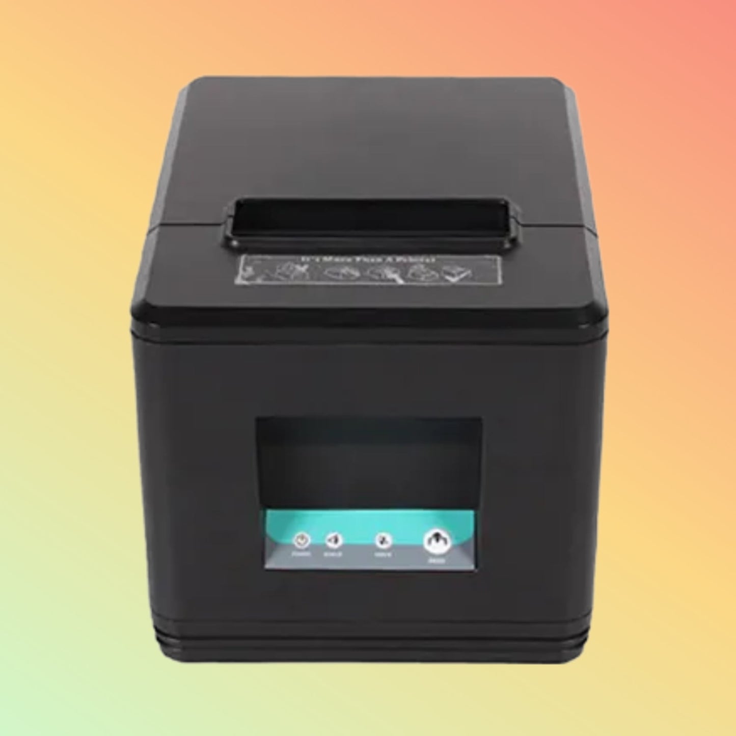ZYWELL ZY907 80mm receipt printer with high-speed output, compatible with mobile and cloud-based POS systems