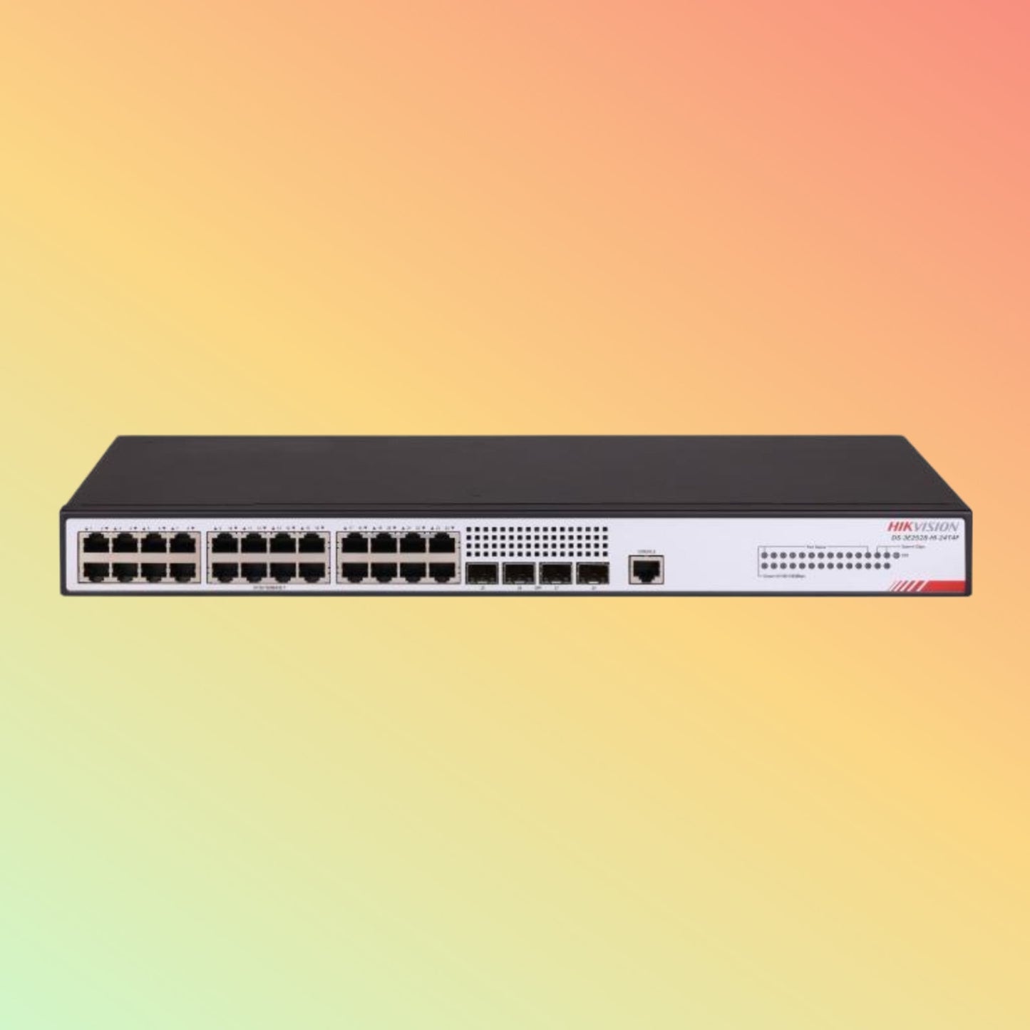 Hikvision DS-3E2528-HI-24T4F 24 GE RJ45, 4 GE SFP, Smart L2+ Switch