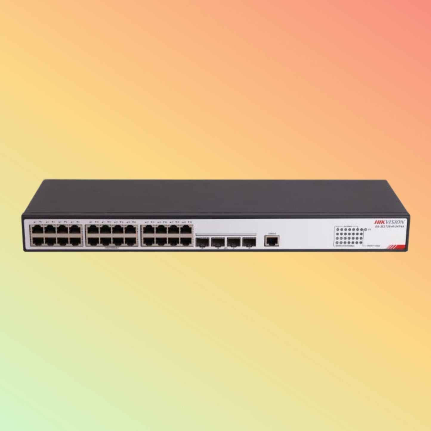 Hikvision DS-3E2728-HI-24T4X 24 GE RJ45, 4 10G SFP, Smart L2+ Switch
