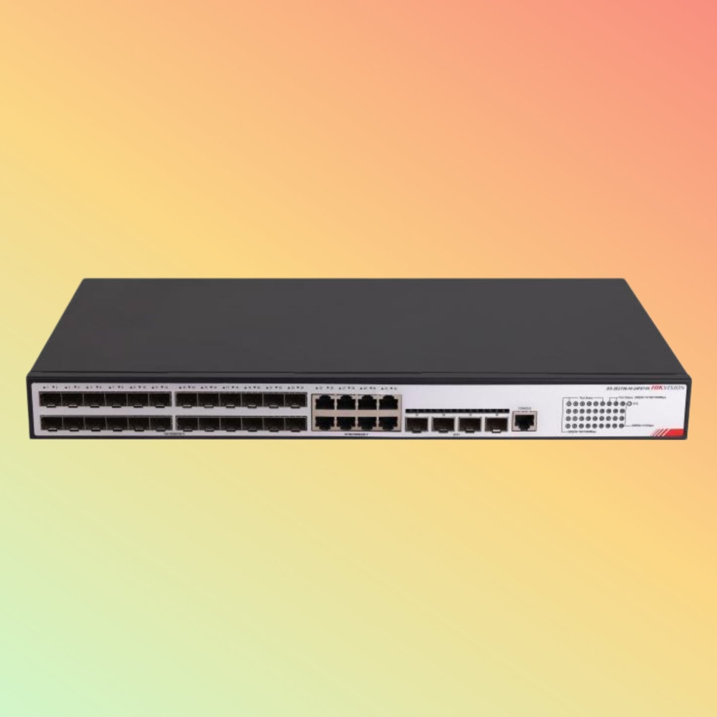 Hikvision DS-3E2736-HI-24F8T4X 24 GE SFP, 8 GE RJ45, 4 10G SFP, Smart L2+ Switch