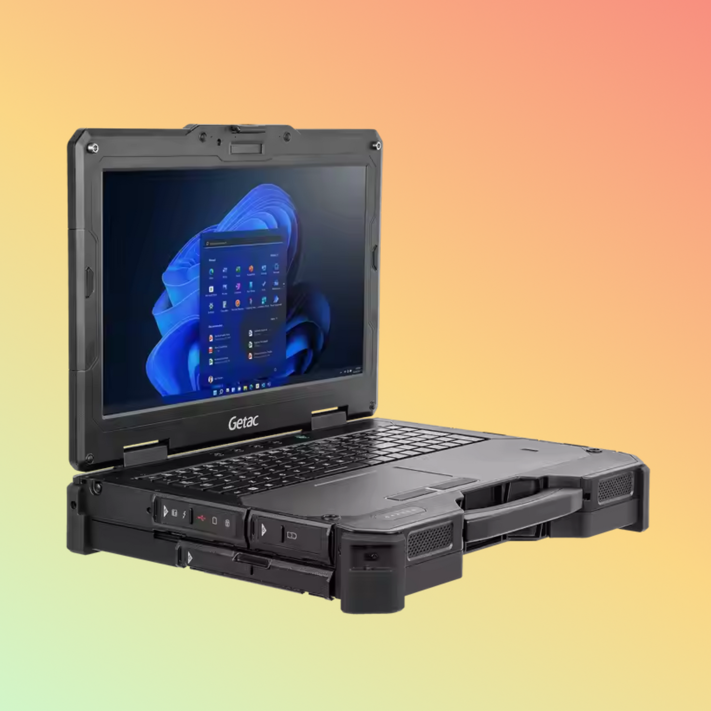 Getac S410 - 14-inch multi-touch rugged notebook for inside and outdoors, 13th generation Core i5 or i7