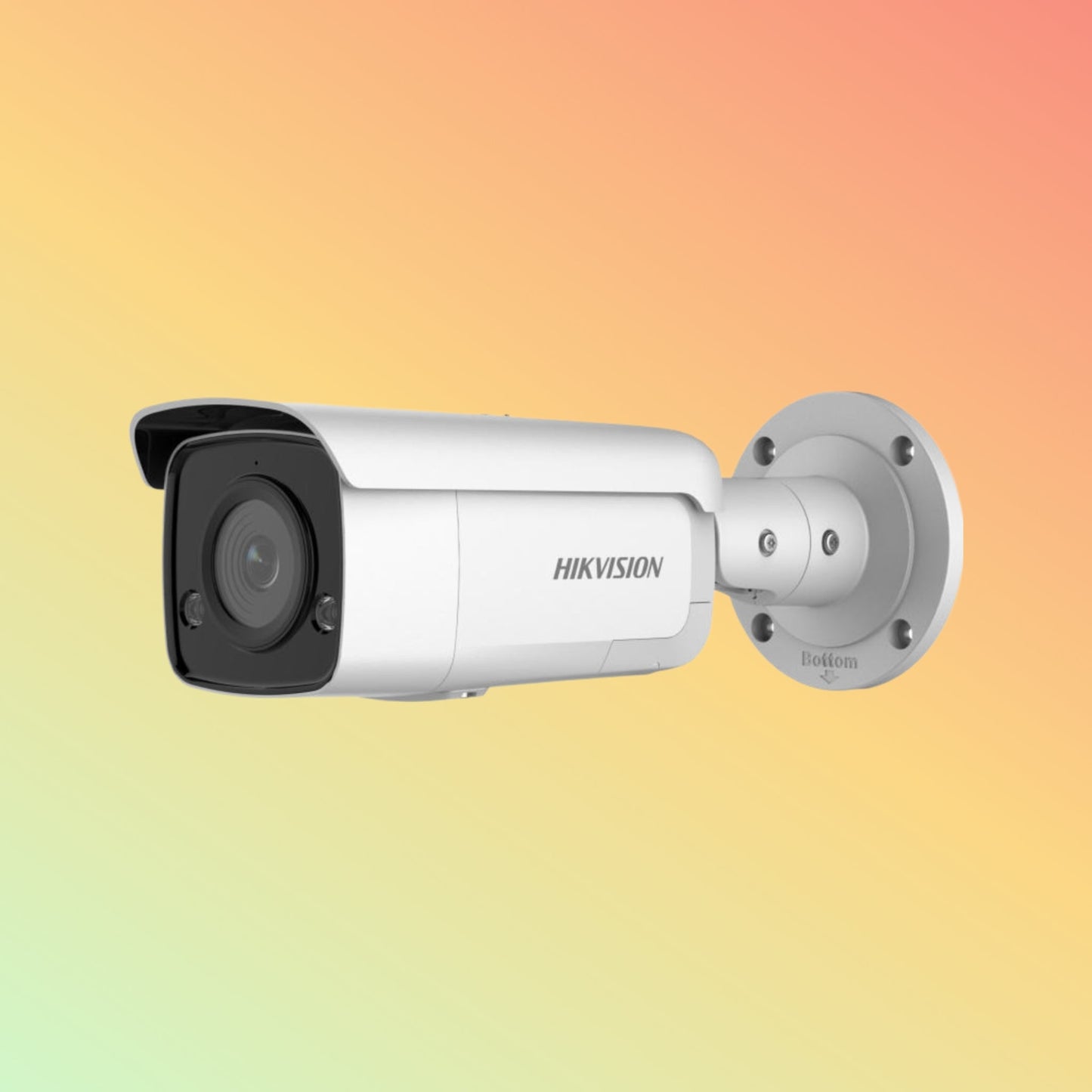 Hikvision DS-2CD2T66G2-ISU/SL 6 MP AcuSense Strobe Light and Audible Warning Fixed Bullet Network Camera