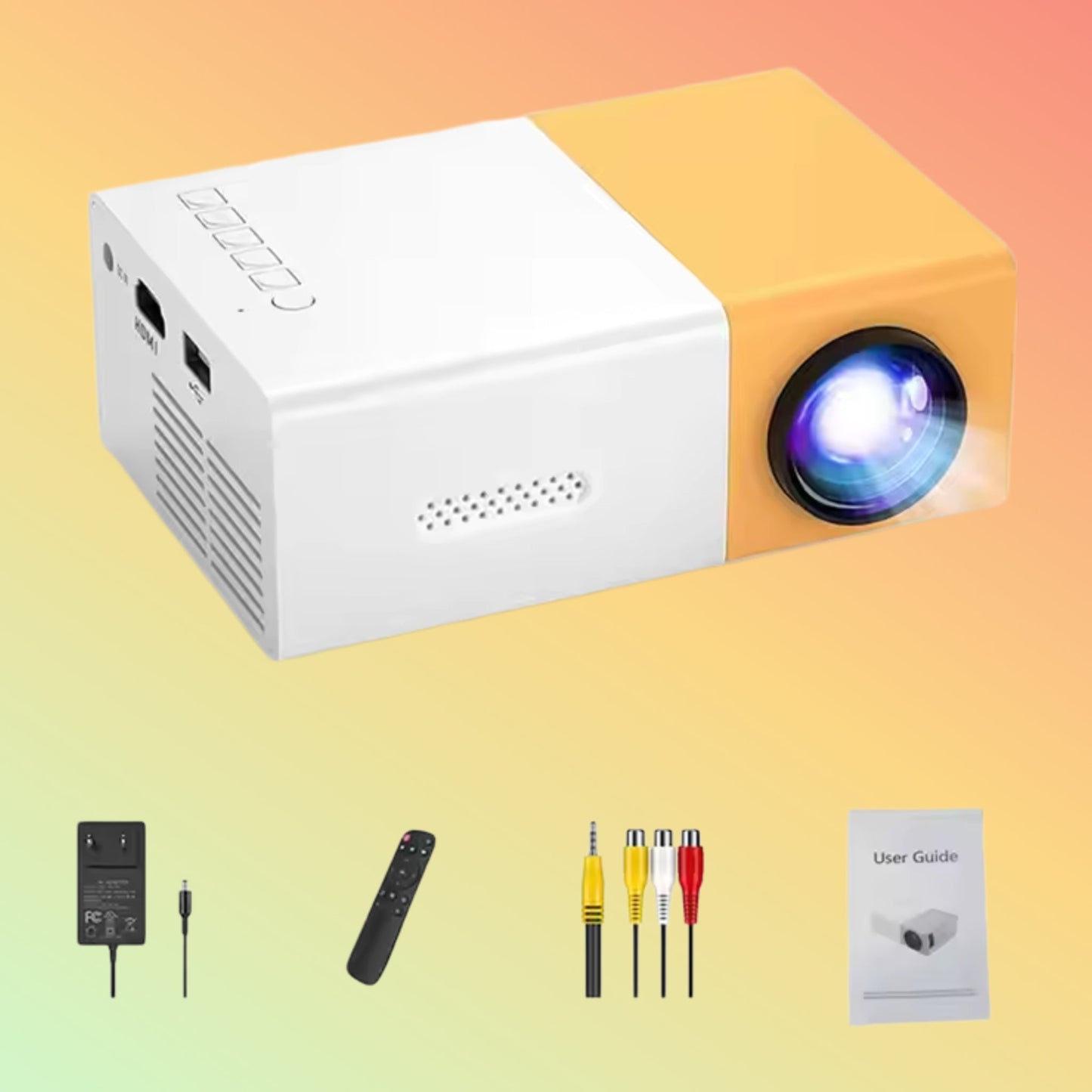 Ycstar CY200 Mini Projector Led Portable Home Theater 320*240p 1080p