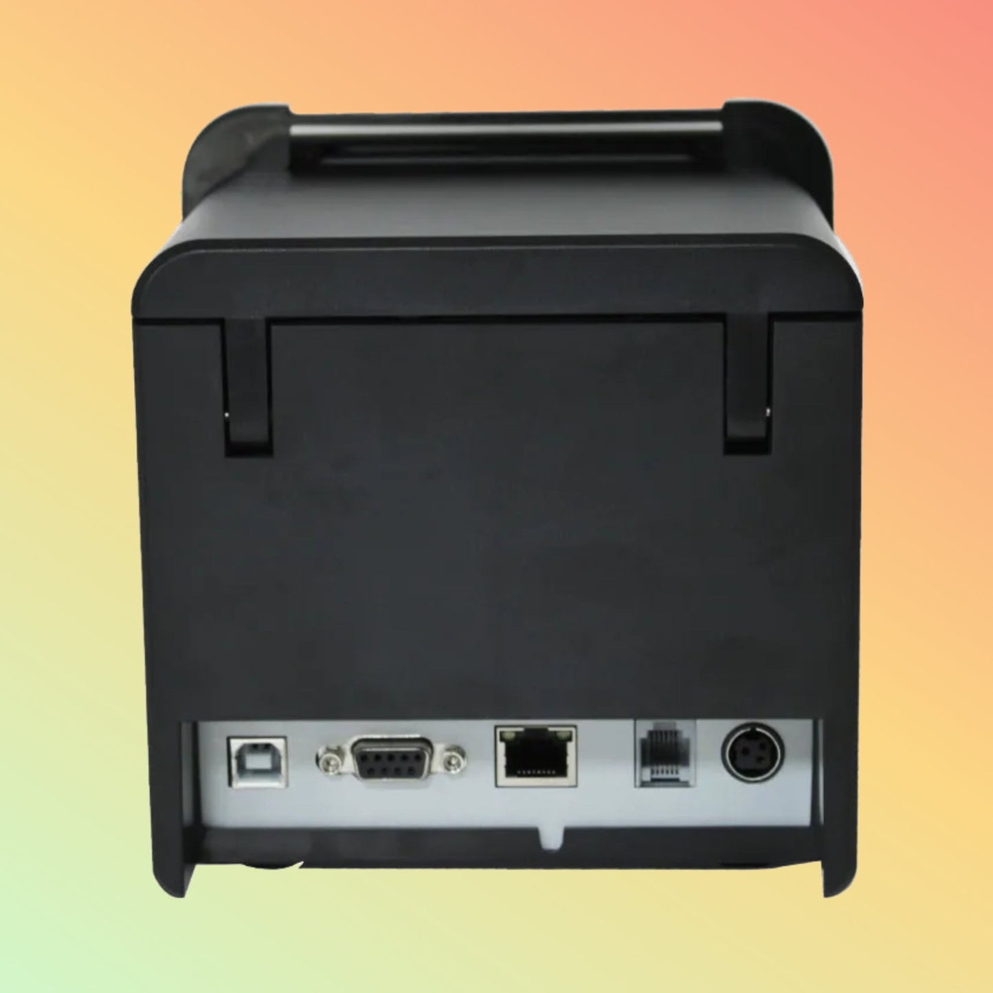 Compact ZYWELL ZY905 thermal printer with 80mm paper size, ideal for fast and reliable receipt printing in high-traffic settings