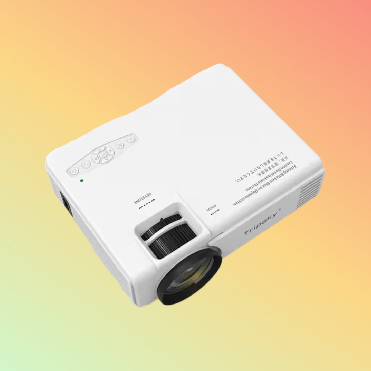 Ycstar T5 Video Projector LCD Portable Projector Support 1080P