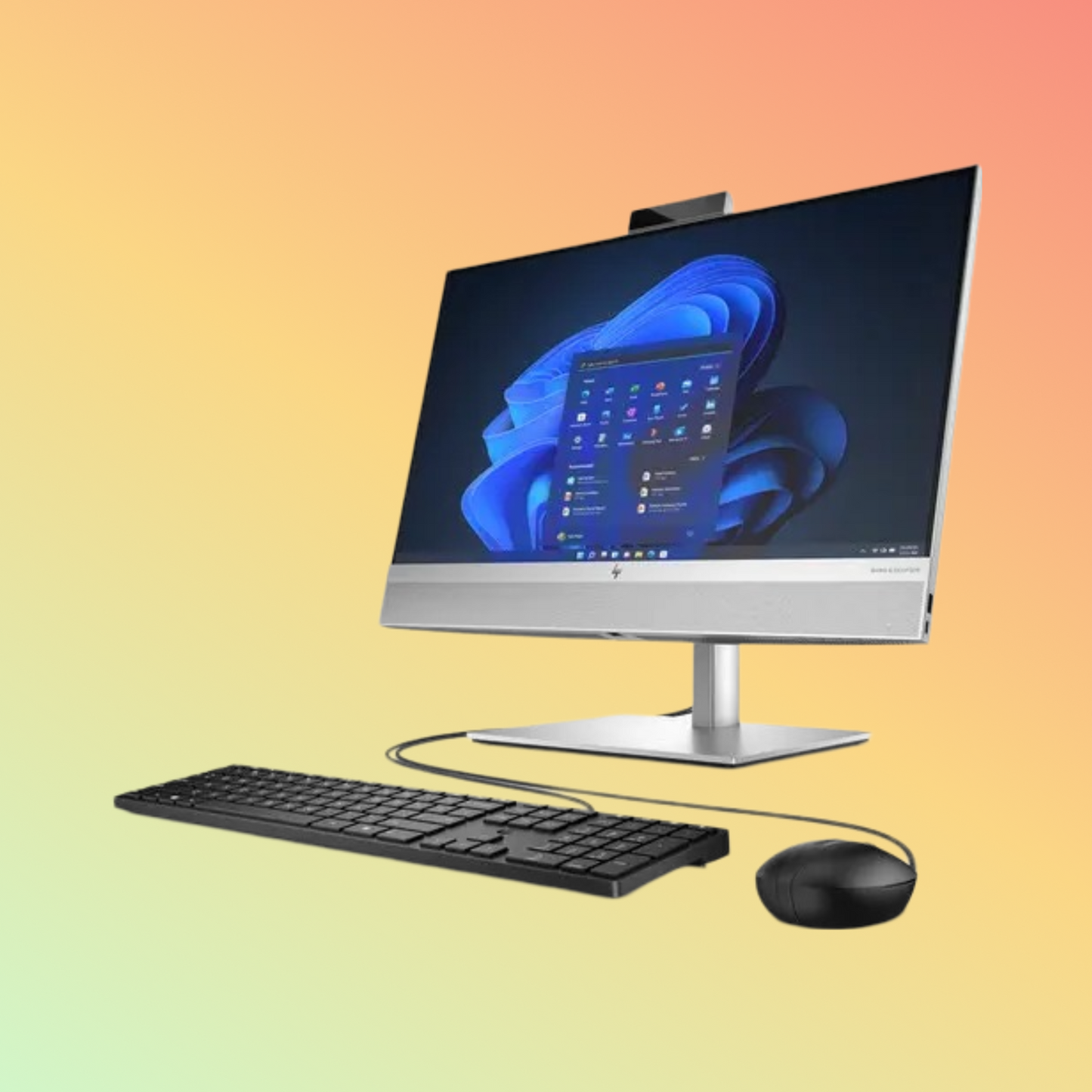 HP All In One Pavilion 24-K1305ST i5-11500T - 16GB - 1TB HDD + 256GB SSD - NVIDIA®️ GeForce®️ MX350 4GB - 23.8" FHD Touch