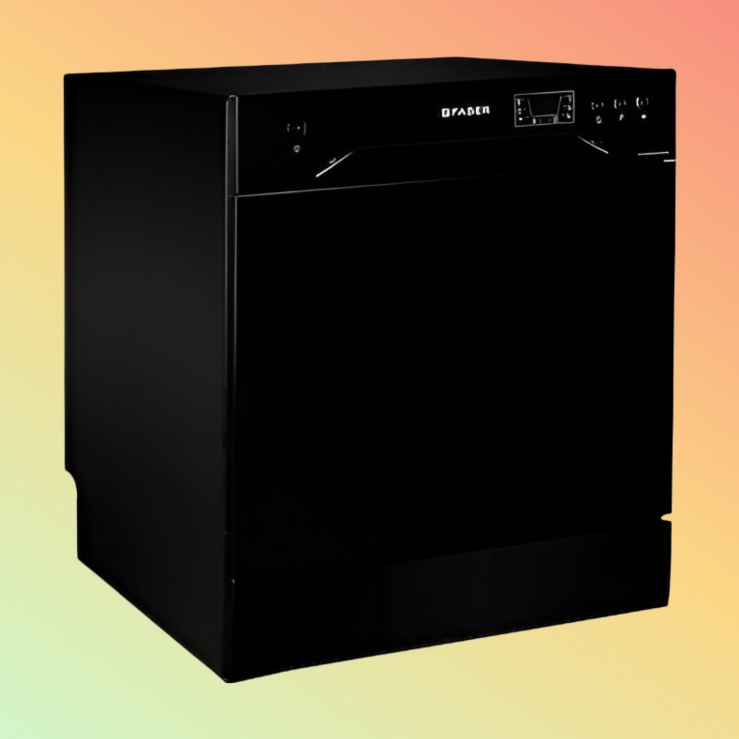 Terim 8Place Countertop washer,4 Progs,G.Black