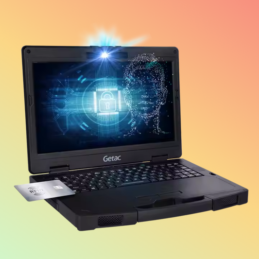 Getac S410 - 14-inch multi-touch rugged notebook for inside and outdoors, 13th generation Core i5 or i7