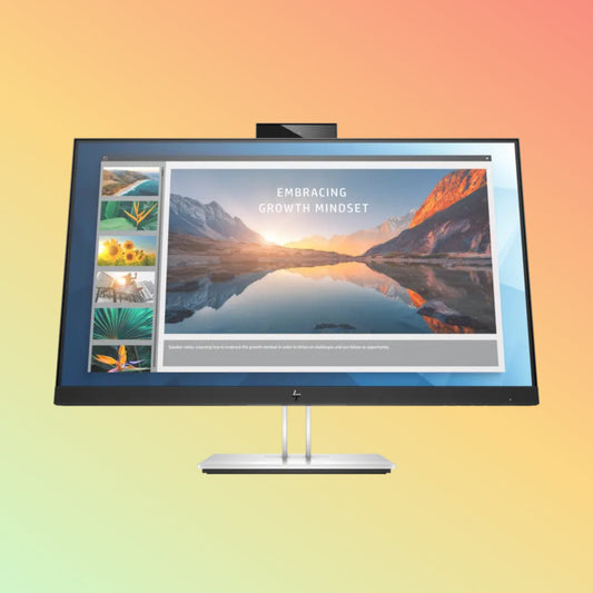HP E24U G4 Monitor - 23.8" FHD (1920 x 1080), IPS, DP, HDMI, USB-C, 250 nits, 60 Hz
