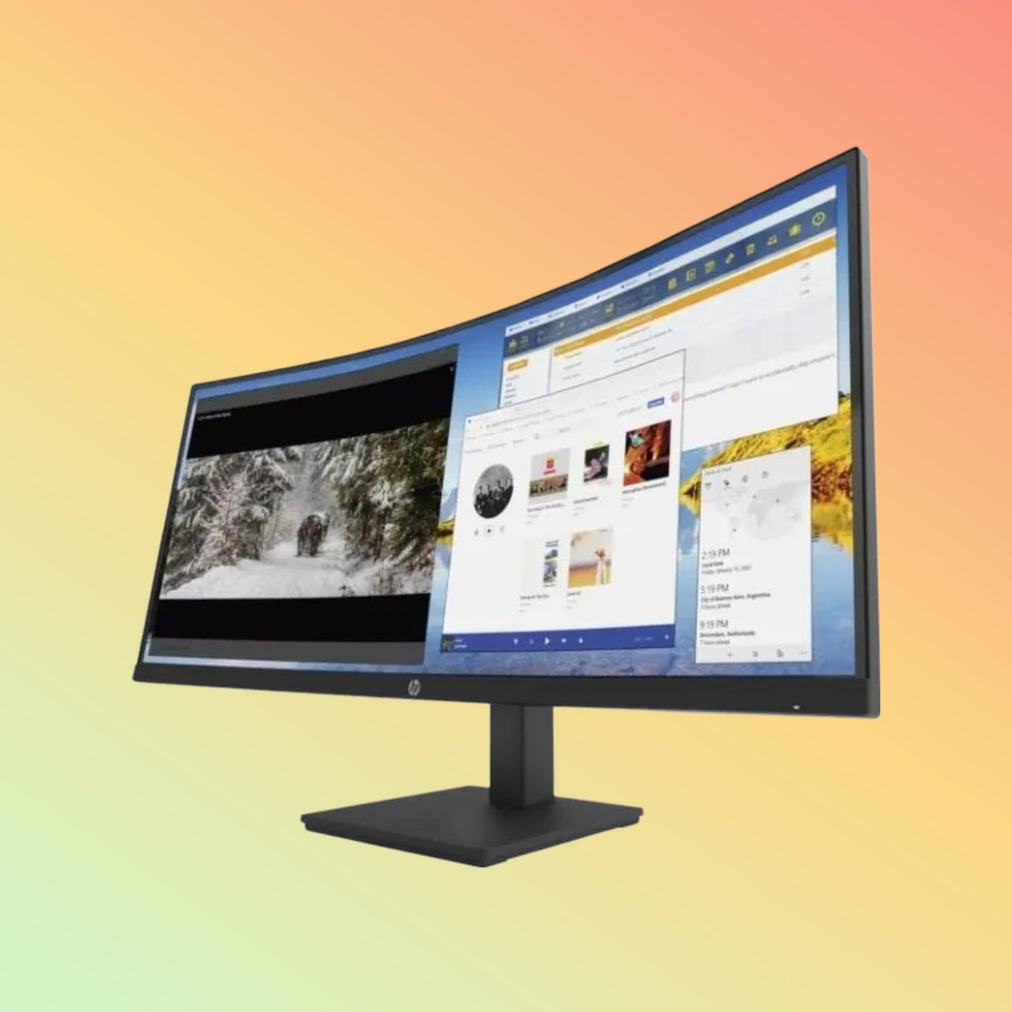 HP M34D 3B1W4AS Monitor - 34" WQHD (3440 x 1440), HDMI. DP, 250 nits, 100Hz