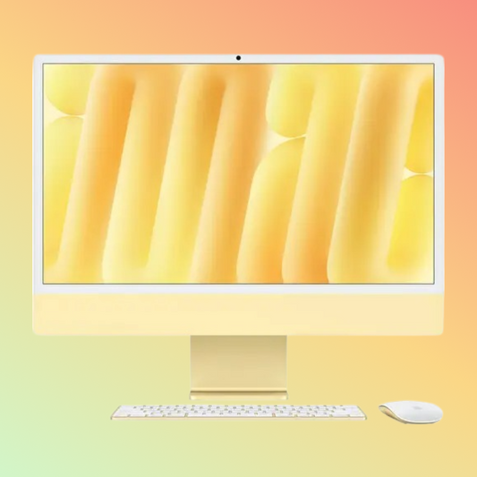 Apple iMac 24'' 4.5K (2024), M4, 10-Core CPU, 16GB RAM, 256GB SSD, Yellow