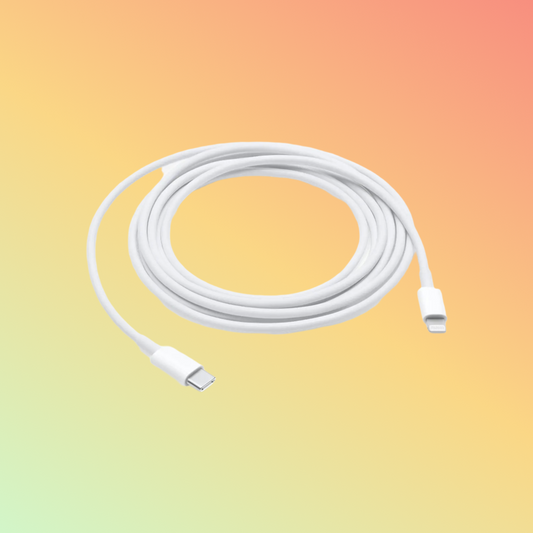 Apple (MM0A3ZM/A) Cable - Accessories, USB-C to Lightning