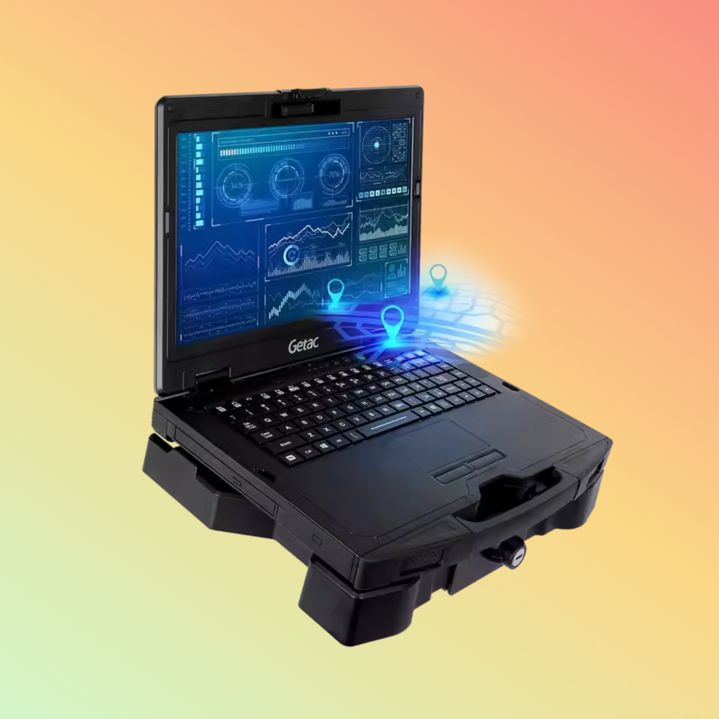 Getac - Rugged notebook S410 i7 processor, 14" multi-touch.