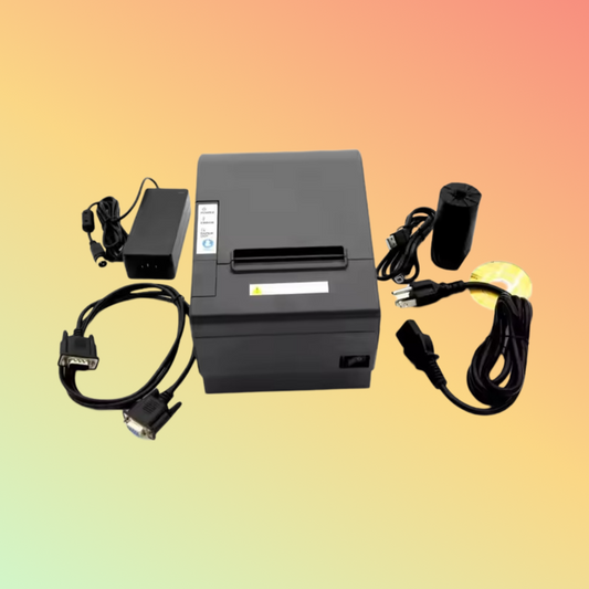 3" 80mm Thermal POS Printer with Auto-Cutter & Wall Mount