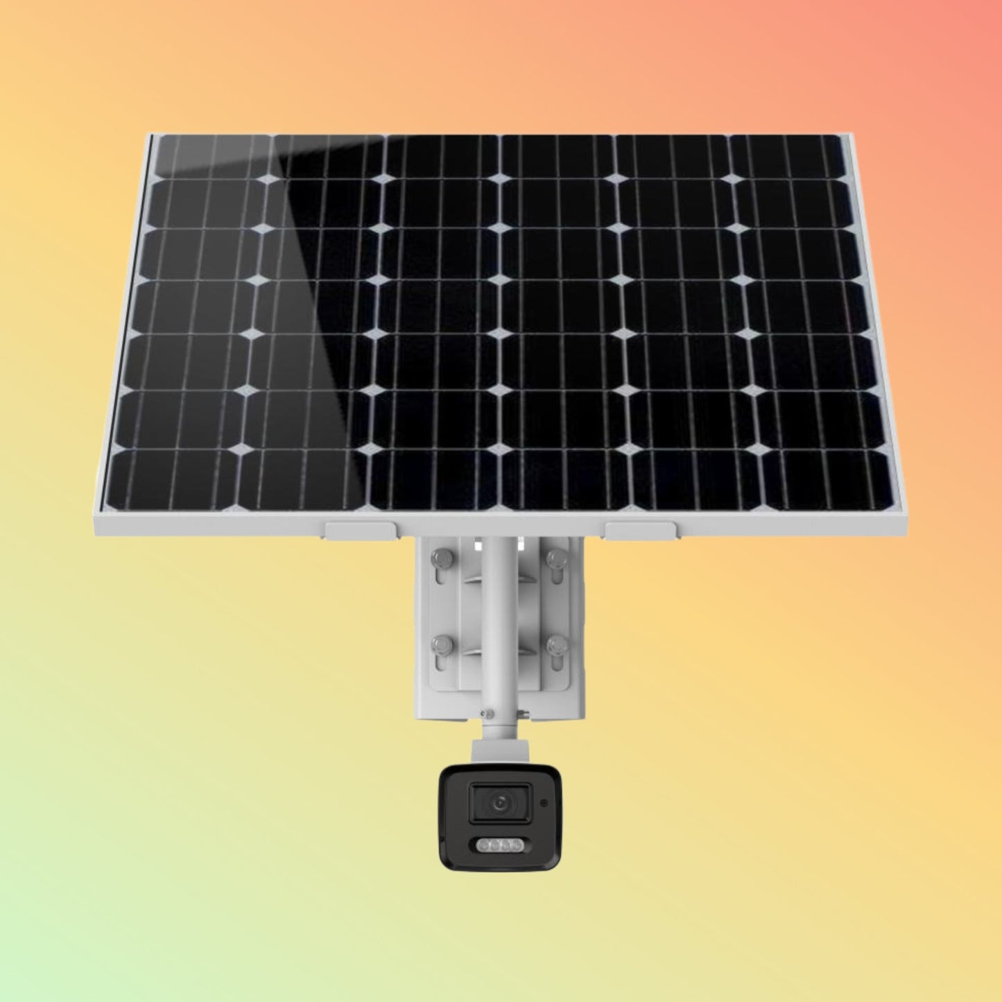 Hikvision DS-2XS6A46G1/P-IZS/C36S80 4MP ANPR Bullet Solar Power 4G Network Camera Kit