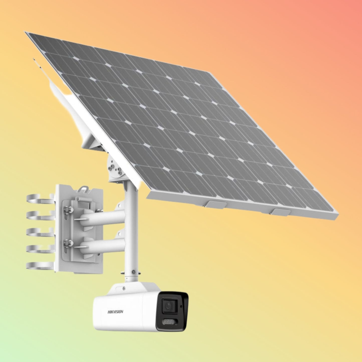 Hikvision DS-2XS6A46G1/P-IZS/C36S80 4MP ANPR Bullet Solar Power 4G Network Camera Kit