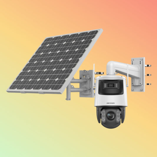 Hikvision DS-2SE7C432IWG-K/4G/14(F0) TandemVu 4MP 32x Solar PTZ Kit