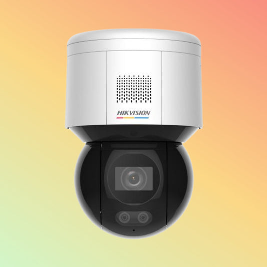 Hikvision DS-2DE3A400BW-DE/W(T5) 3-inch 4 MP ColorVu Wi-Fi Mini PT Dome Network Camera