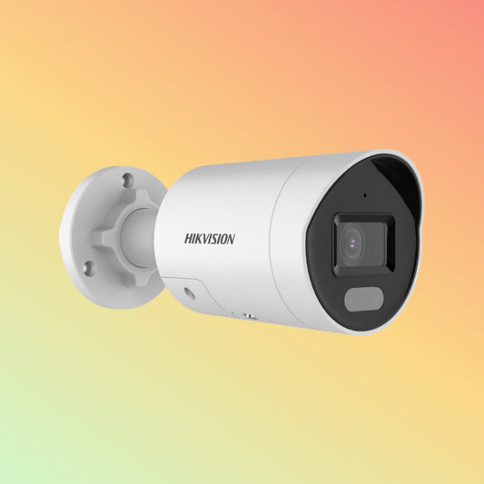 Hikvision DS-2CD3046G2H-LIU/SL 4 MP AcuSense Strobe Light and Audible Warning Fixed Mini Bullet Network Camera