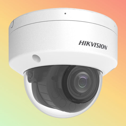 Hikvision DS-2CD2783G2-LIZS2U/SL 8 MP Acusense Strobe Light and Audible Warning & Smart Hybrid Light Motorized Varifocal Dome Network Camera