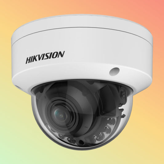 Hikvision DS-2CD2767G2HT-LIZS 6 MP Smart Hybrid Light with ColorVu Motorized Varifocal Dome Network Camera
