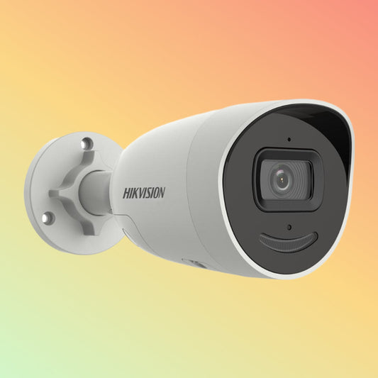 Hikvision DS-2CD2086G2-IU/SL 4 K AcuSense Strobe Light and Audible Warning Fixed Bullet Network Camera