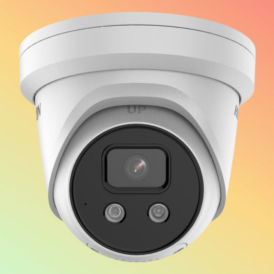 Hikvision DS-2CD2366G2-ISU/SL 6 MP AcuSense Strobe Light and Audible Warning Fixed Turret Network Camera