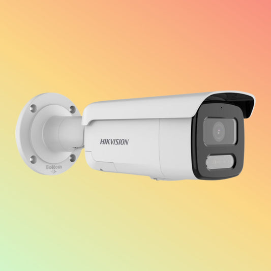 Hikvision DS-2CD2T26G2-ISU/SL 2 MP AcuSense Strobe Light and Audible Warning Fixed Bullet Network Camera