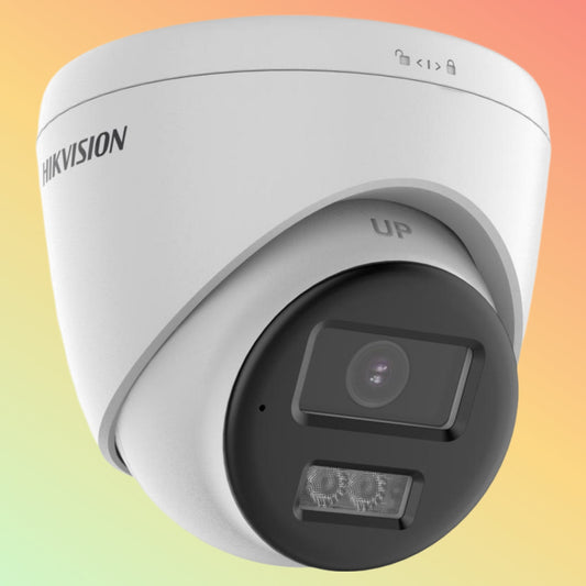 Hikvision DS-2CE78D0T-LXTS 2MP Two Way Audio & Siren Fixed Turret Camera