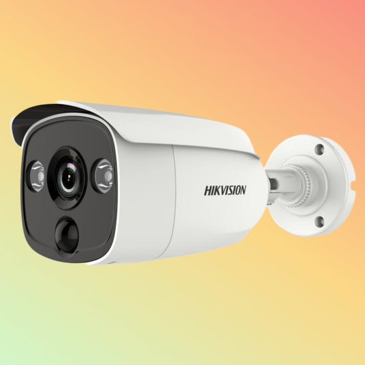 Hikvision DS-2CE12H0T-PIRLO 5 MP PIR Fixed Bullet Camera