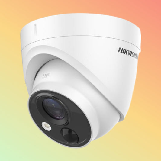 Hikvision DS-2CE71H0T-PIRLO 5 MP PIR Fixed Turret Camera