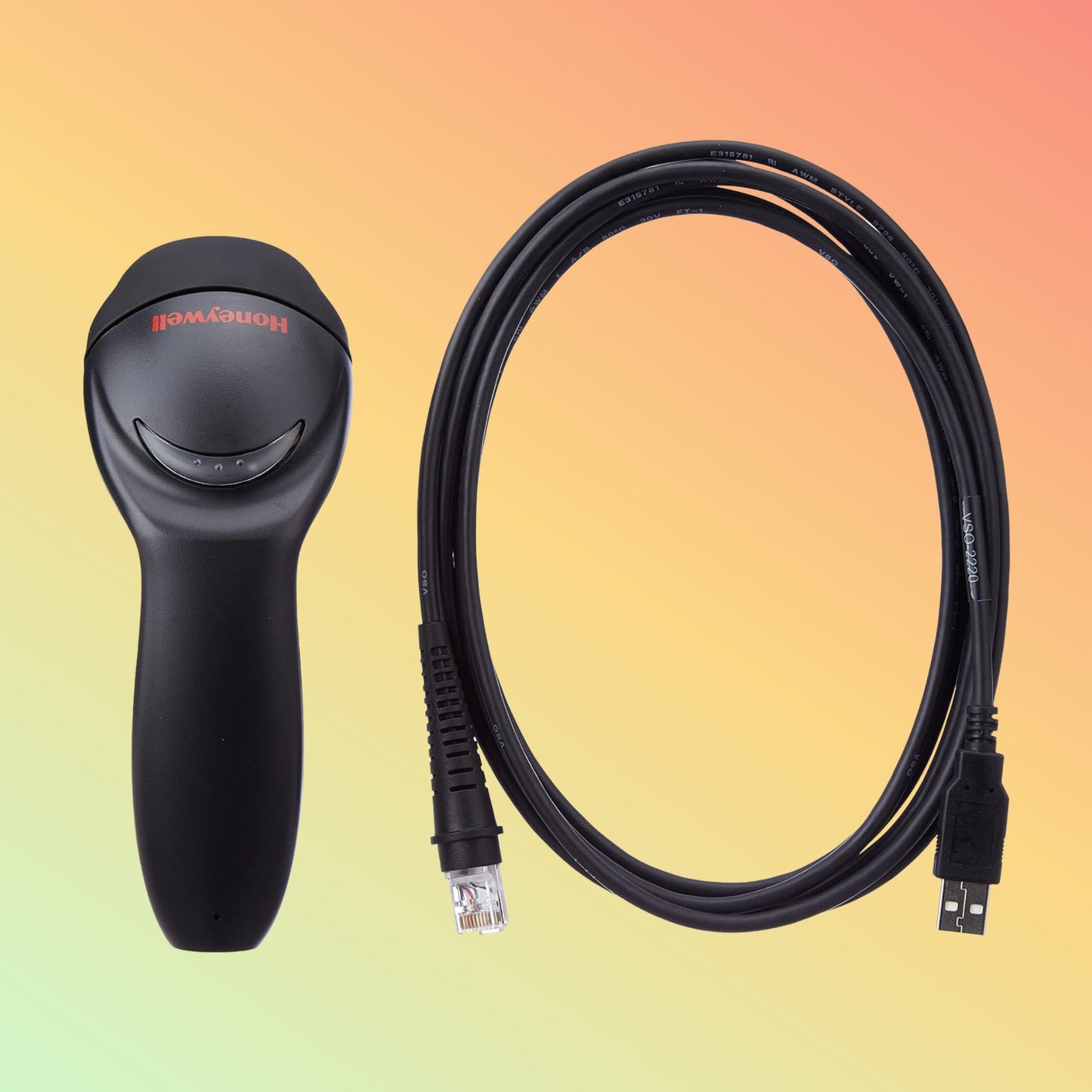 Honeywell Eclipse 5145 Single-Line Laser Barcode Scanner White Color with USB Cable