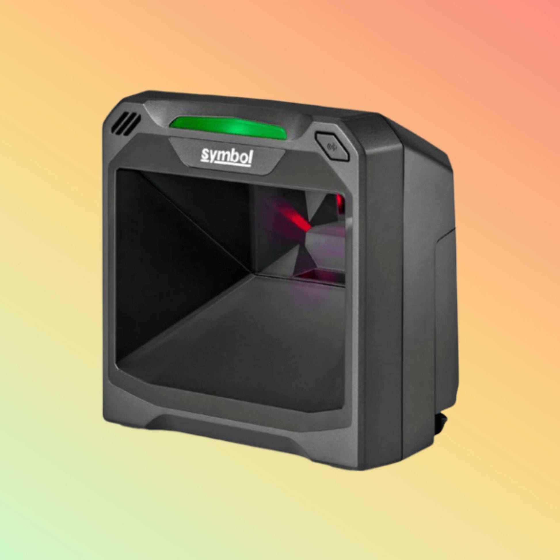 Efficient Zebra Symbol DS7708 hands-free scanner, designed for high-volume barcode scanning in retail environments.


